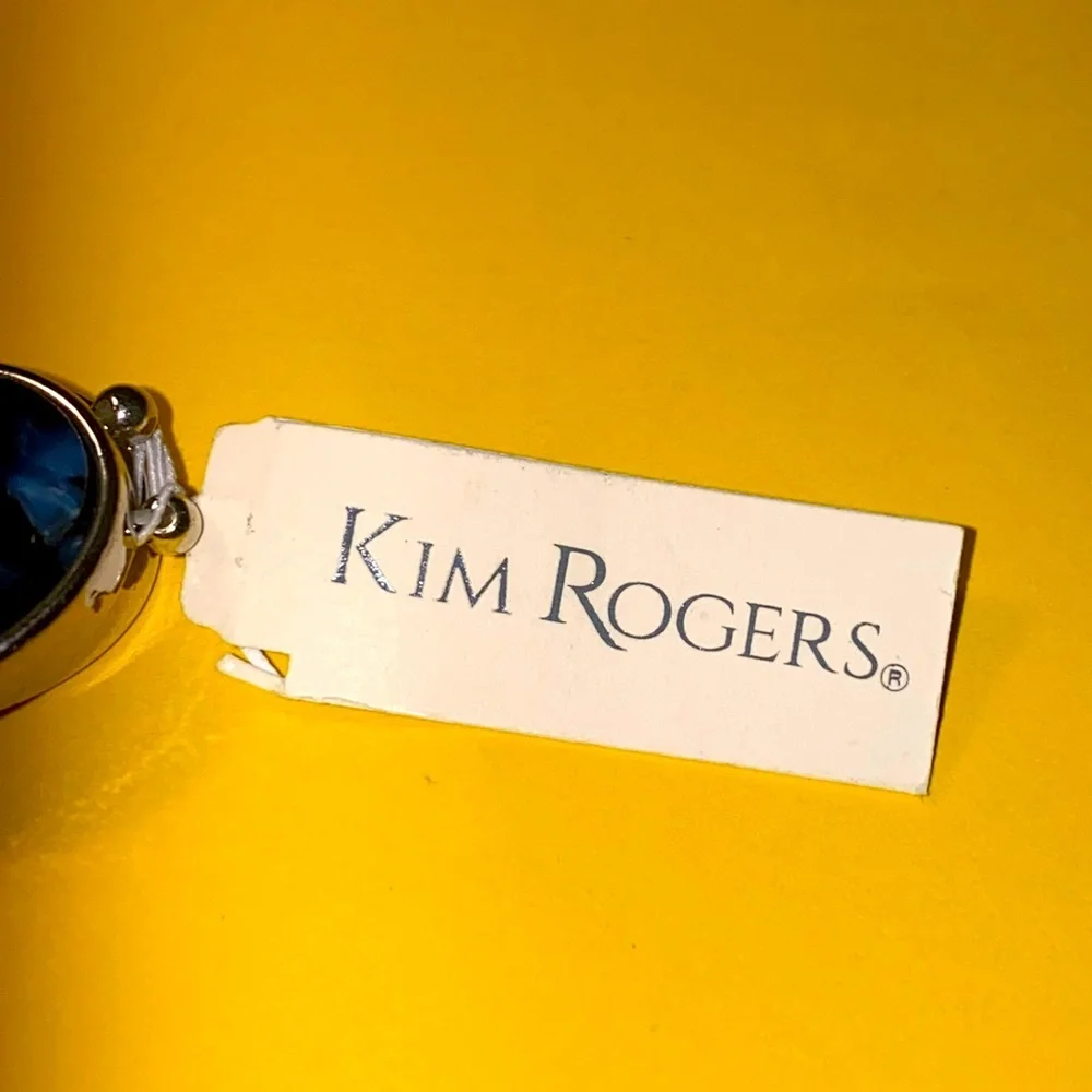 Kim Rogers-Blue & Silver bracelet